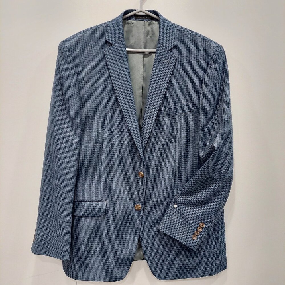 CHAPS Men's Blazer Sport Jacket 42R Blue Plaid